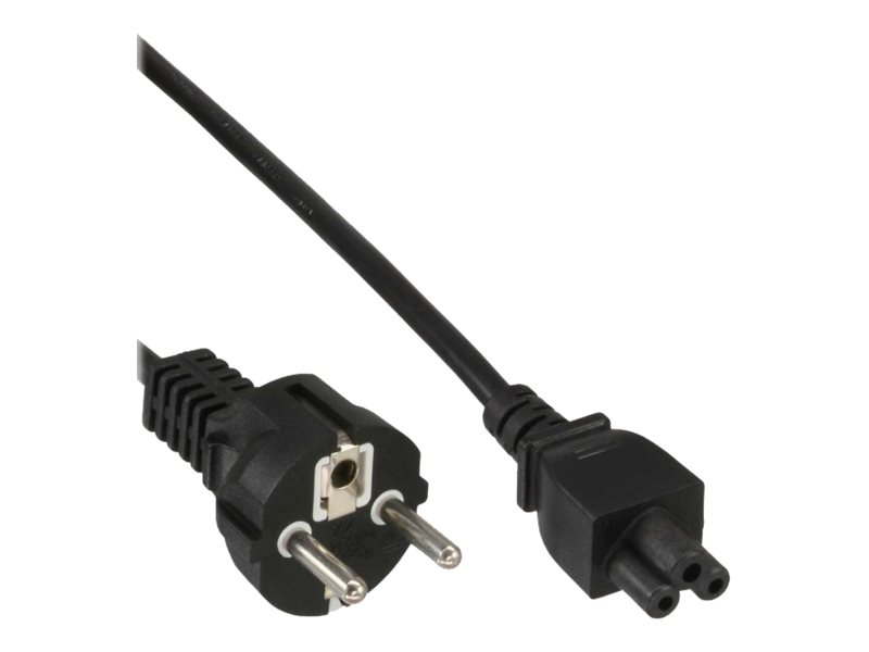 INLINE Netzkabel fuer Notebook 3pol Kupplung schwarz 0,5m INLINE Netzkabel fuer Notebook 3pol Kupplung schwarz 0,5m