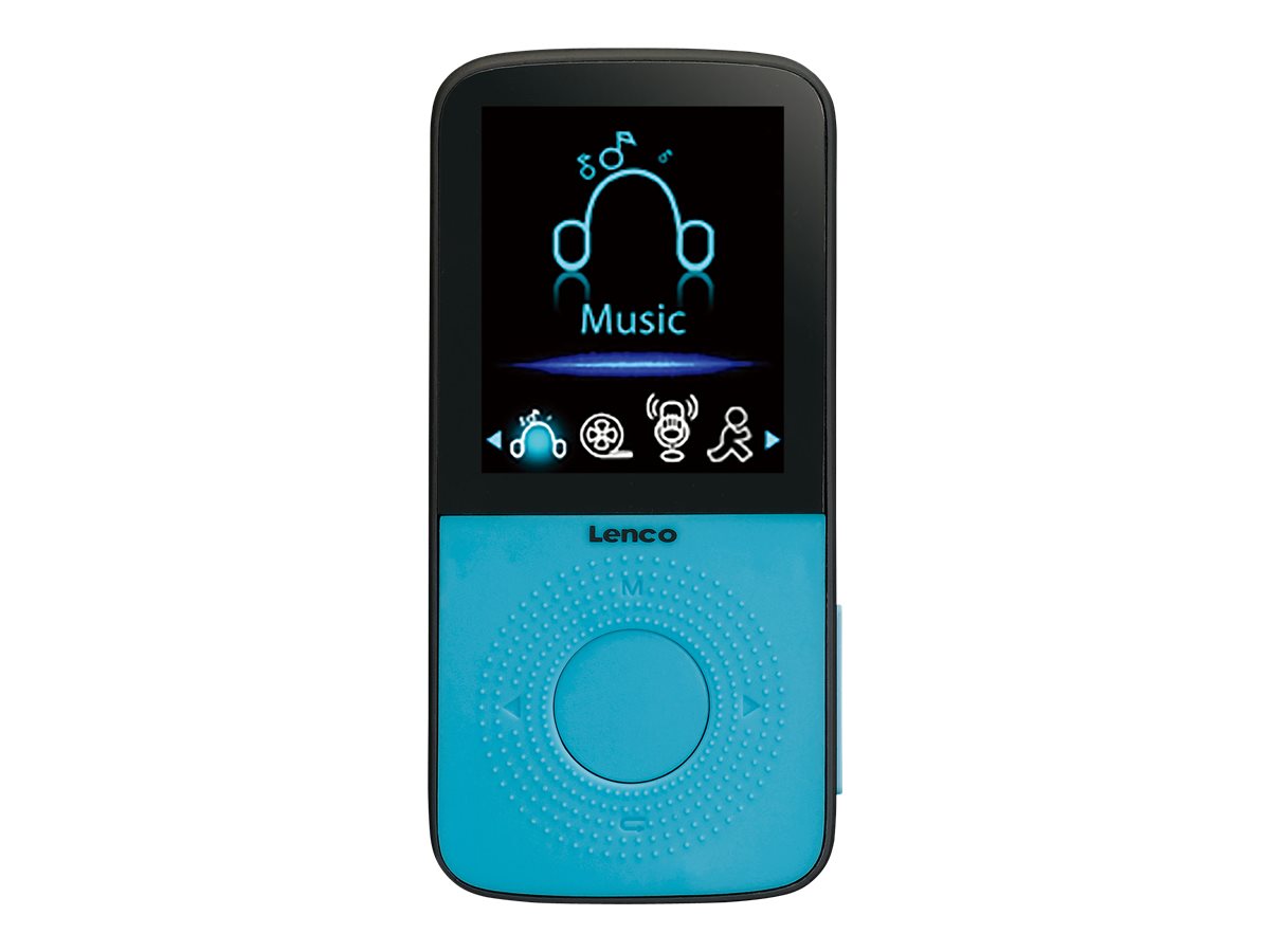 Lenco PODO-153BU MP3 Player + Schrittzähler (Blau)