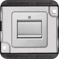 Merten Tastereinsatz MEG31567060 1-p. 10 A AC 250V mattsilber