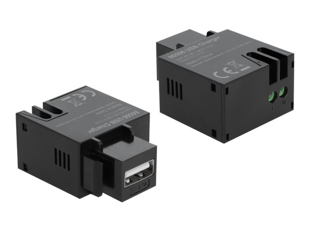Delock Keystone Modul mit USB Typ-A Ladebuchse 2,1 A schwarz Delock Keystone Modul mit USB Typ-A Ladebuchse 2,1 A schwarz