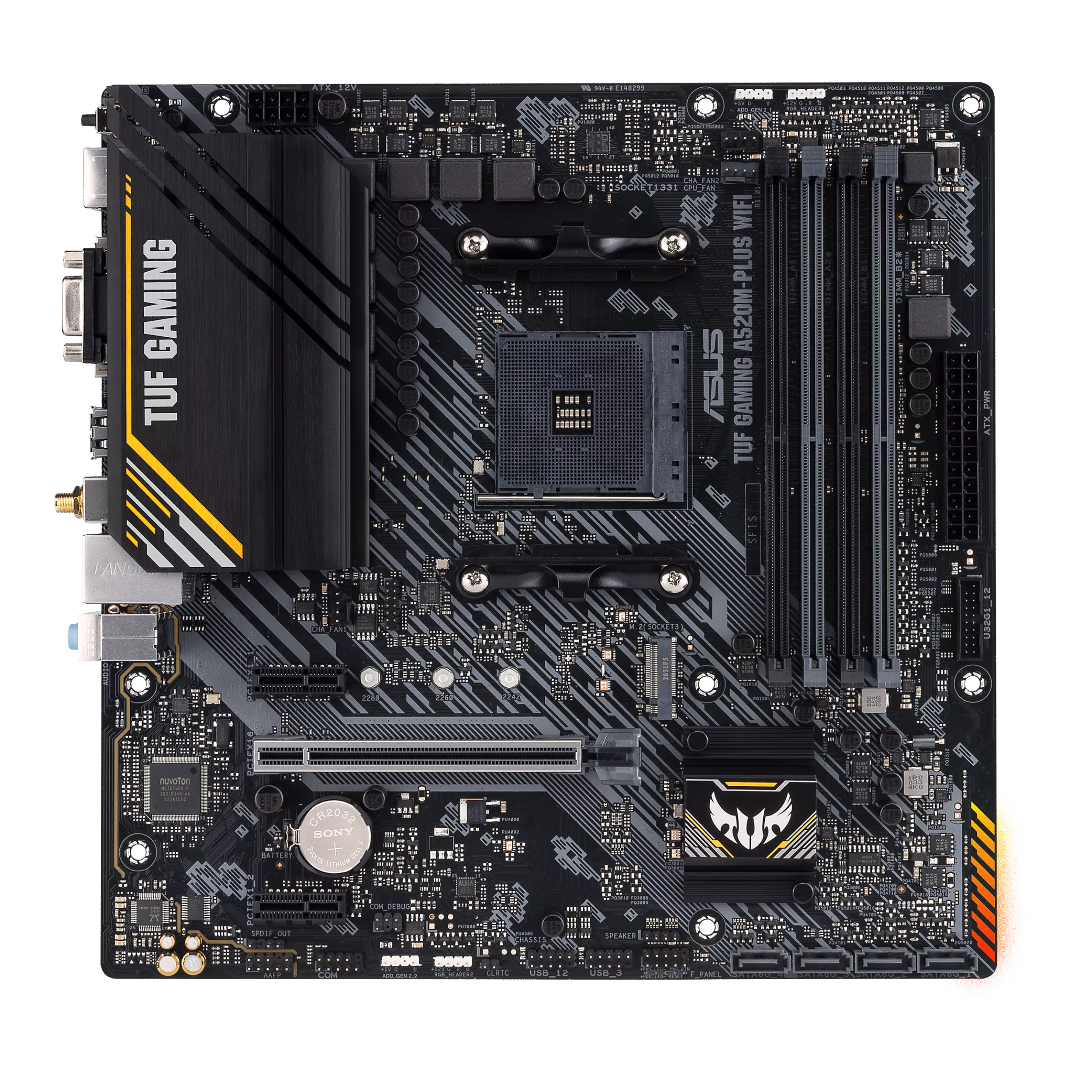 ASUS TUF GAMING A520MPLUS WIFI AMD A520 microATX 4DDR4