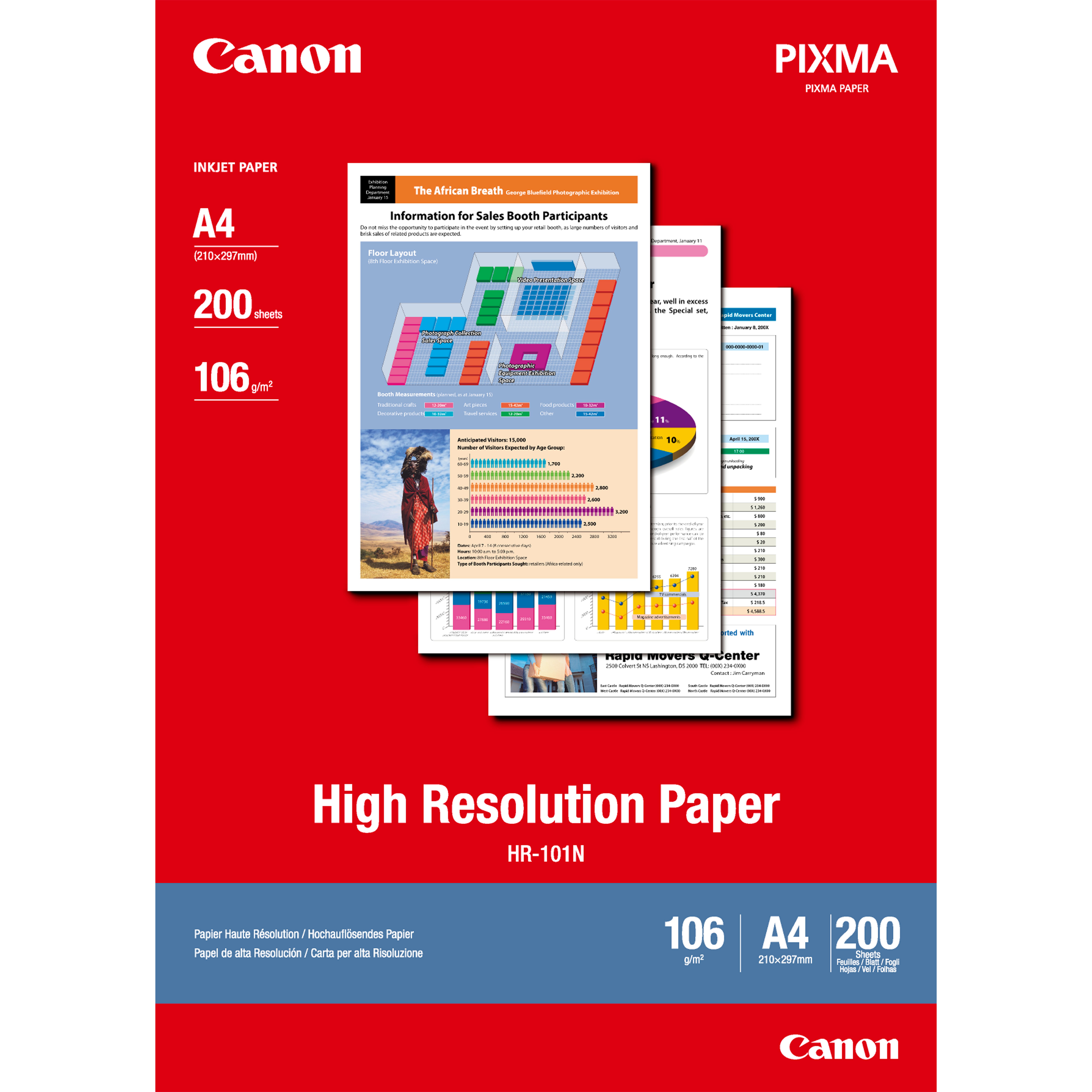 Canon HR-101 Hochauflösend A4 Papier