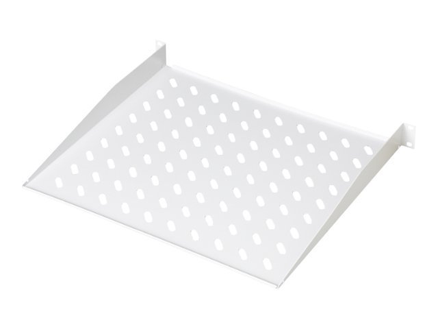 DIGITUS Fachboden 48,3cm 19Zoll fuer Wandschraenke RAL7035 grau 483x250x44mm incl Befestigungsmaterial