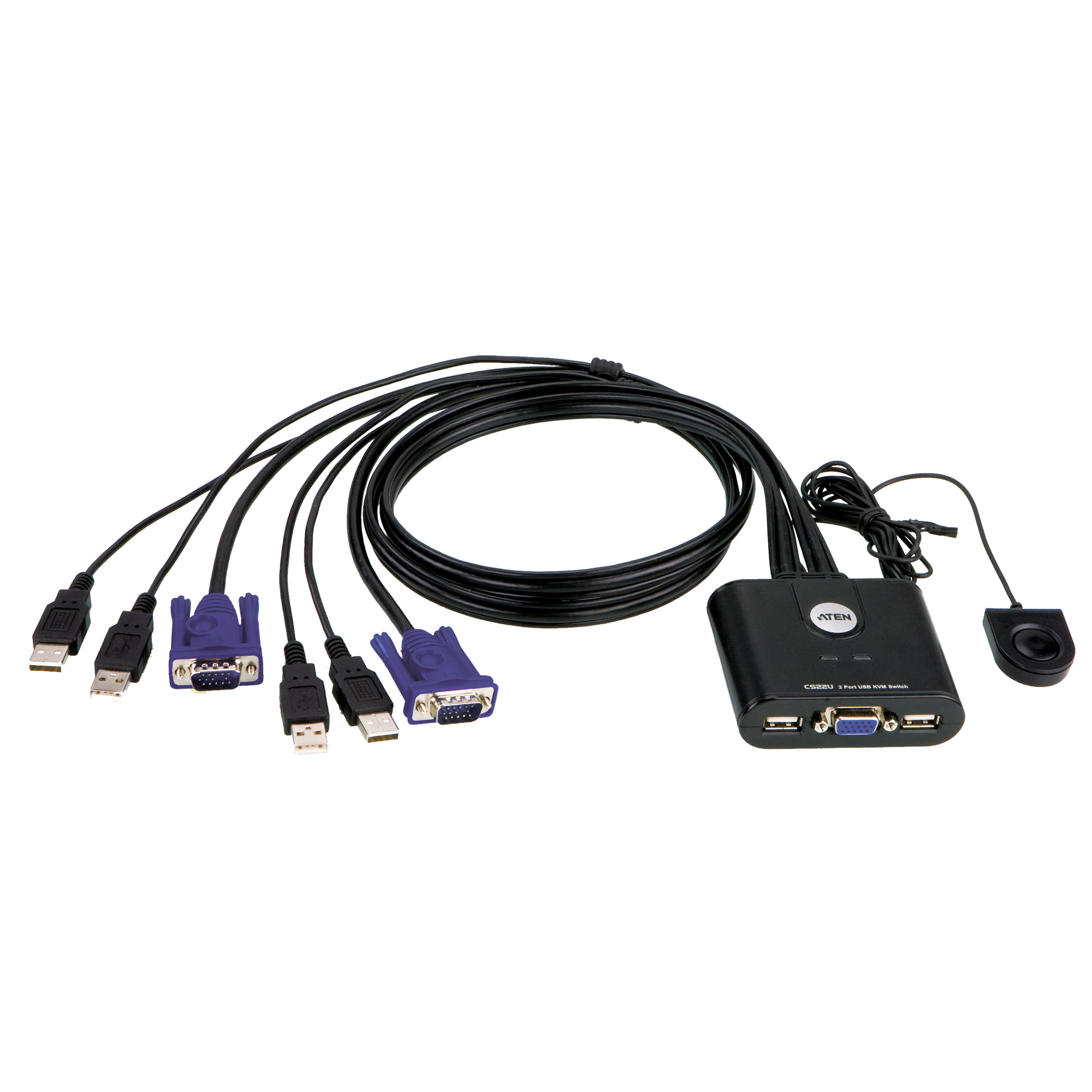 ATEN CS22U - KVM-/USB-Switch - 2 x KVM / USB