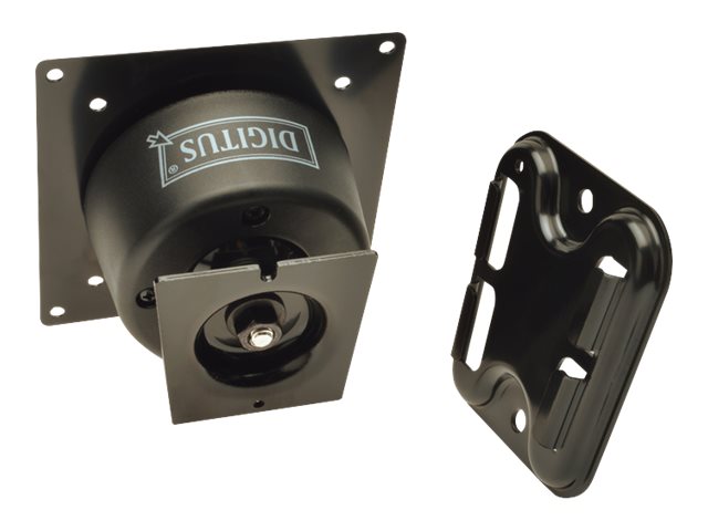 DIGITUS TFT Wandbefestigung VESA Standard 75x75 100x100 Belast15Kg Wandmontage schwarz drehbar 360Grad schwenkbar 35Grad