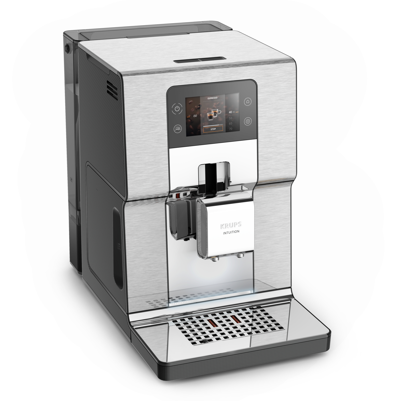 KRUPS EA877D Intuition Experience Kaffeevollautomat silber