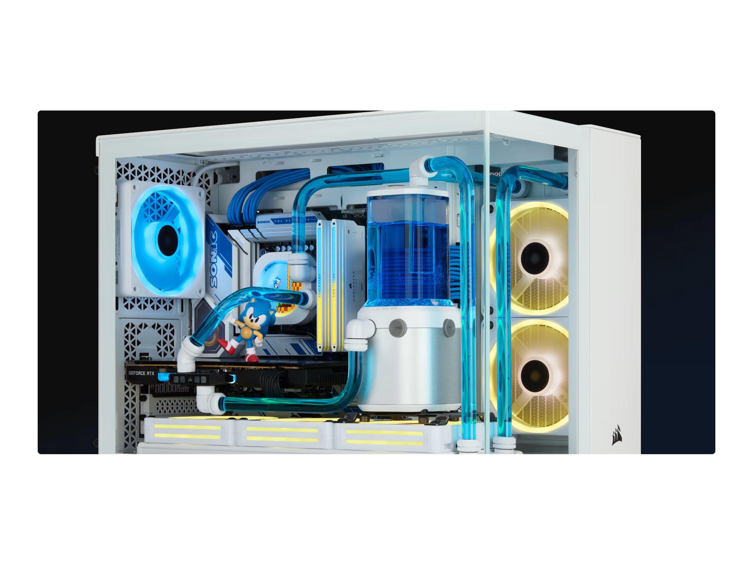 Corsair 2500X RGB weiss Midi Tower mATX Gaming Gehaeuse