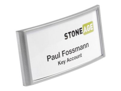 DURABLE Badge Classic Namensschilder mit Magnet 6,5 x 3,0 cm, 10 St