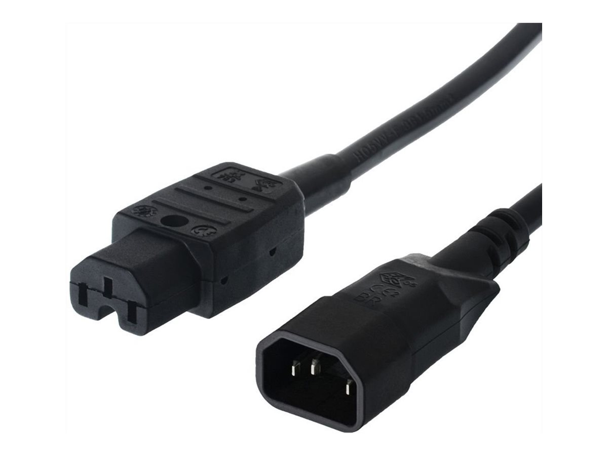 Bachmann Netzkabel C14 Stecker/ C15 Buchse 2m Bachmann Netzkabel C14 Stecker/ C15 Buchse 2m