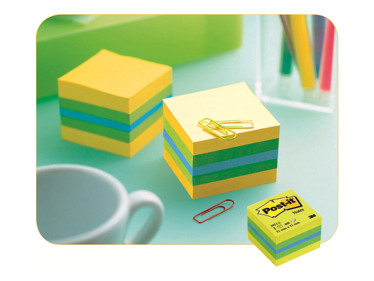 Post-it® Mini Haftnotizen 2051-L farbsortiert, 1 St.