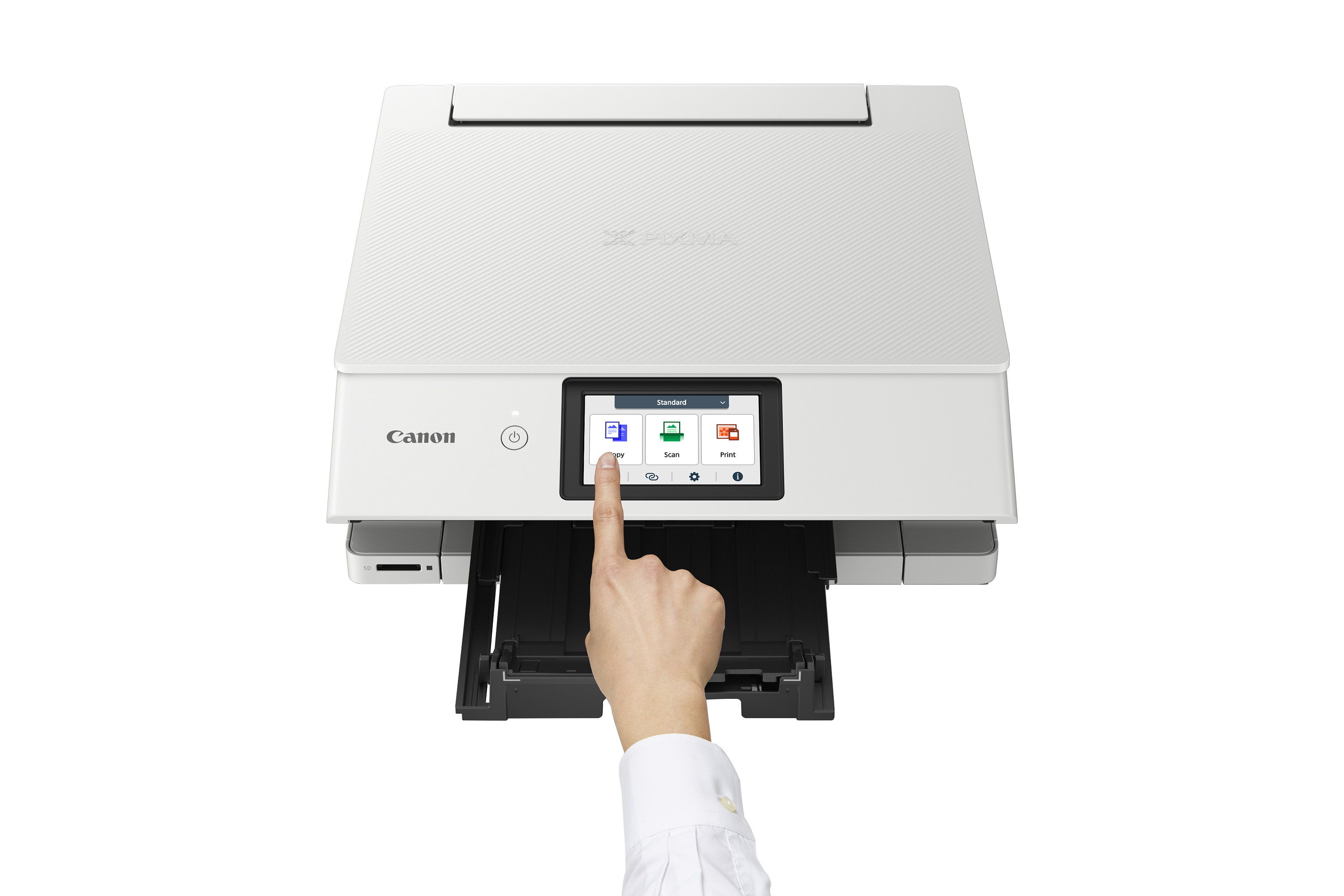 Canon PIXMA TS8751 3 in 1 TintenstrahlMultifunktionsdrucker weiss