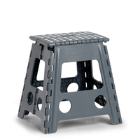 Zeller Schemel schwarz 1 Stufe, H: 39,0 cm