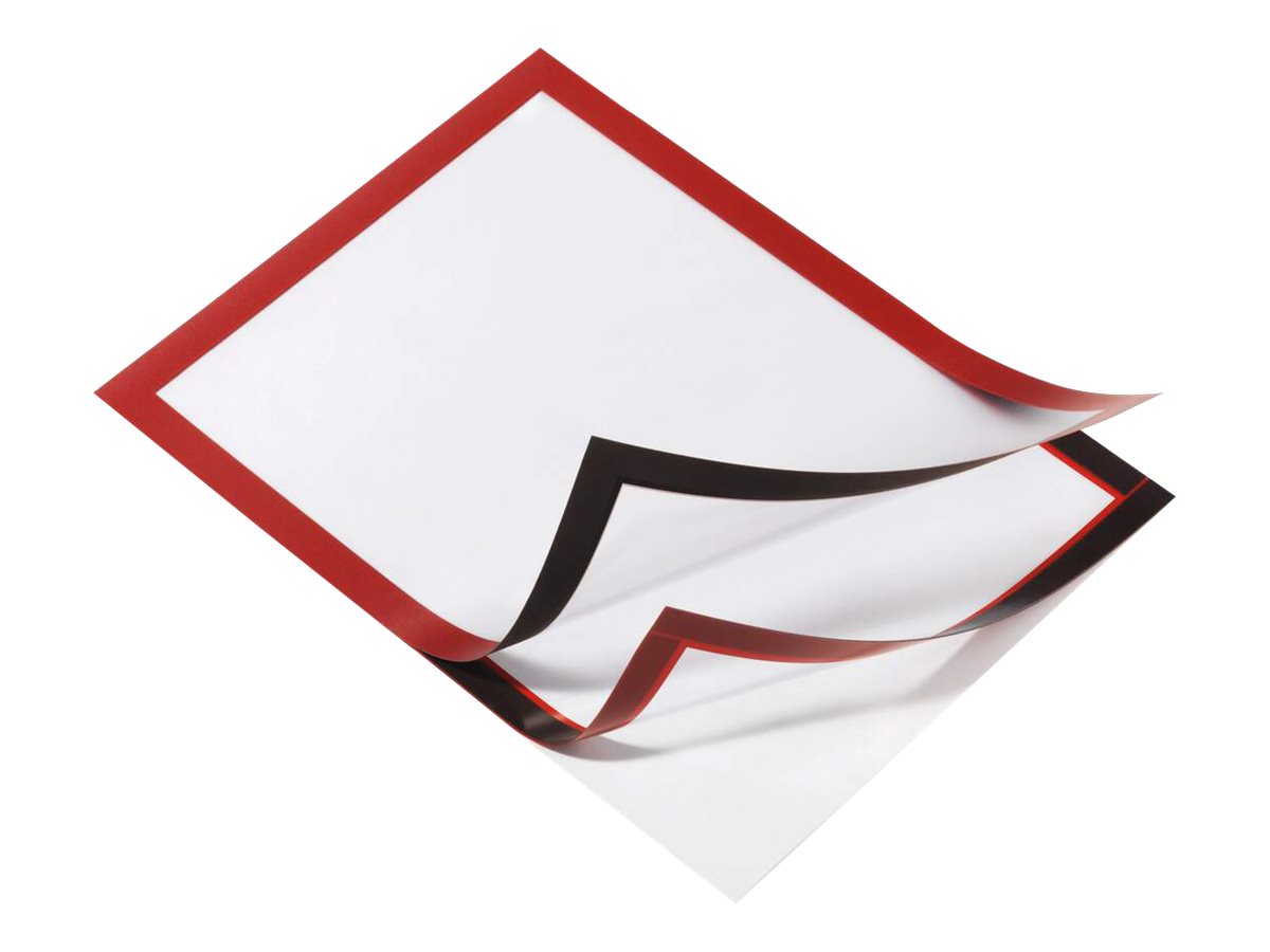 DURABLE Magnetrahmen selbstklebend DURAFRAME® rot A4, 2 St.