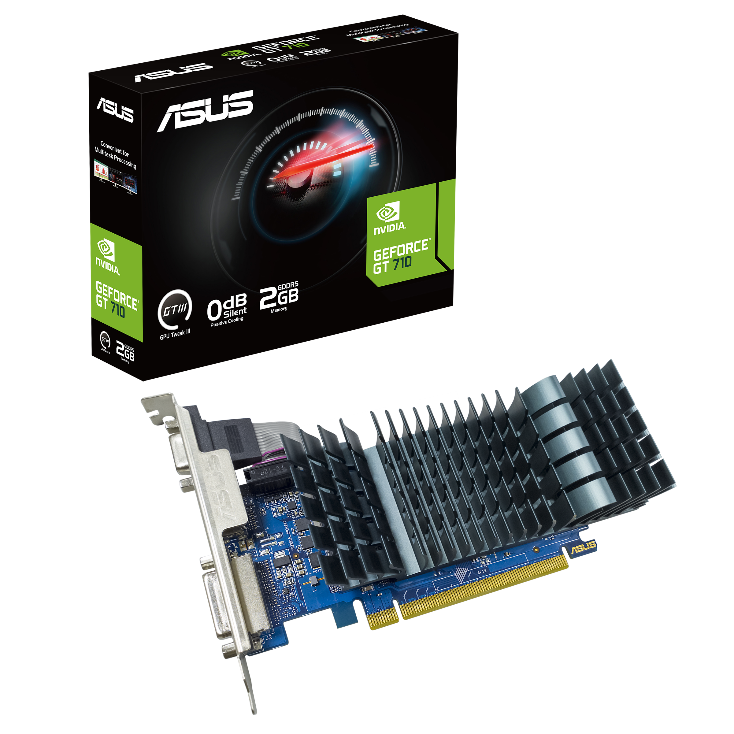 ASUS GT710SL2GD5BRKEVO GF GT710 2GB DSub DVI HDMI