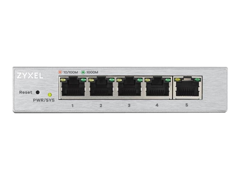 ZYXEL GS1200-5HPv2 Fanless Desktop Switch ZYXEL GS1200-5HPv2 Fanless Desktop Switch