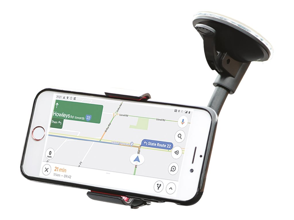 Mobilis Universal Car Flex.Suction Mount + Smartphone Clip