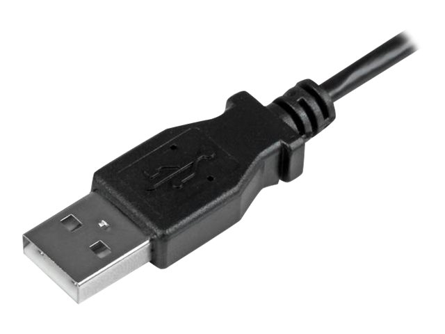 StarTech.com Micro USB Lade/Sync-Kabel - St/St - Micro USB linksgewinkelt - 1m - USB auf Micro USB Ladekabel - USB-Kabel - 1 m