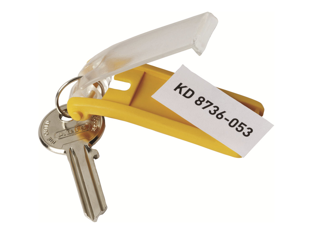 DURABLE Schluesselanhaenger KEY CLIP gelb, 6 St. DURABLE Schluesselanhaenger KEY CLIP gelb, 6 St.