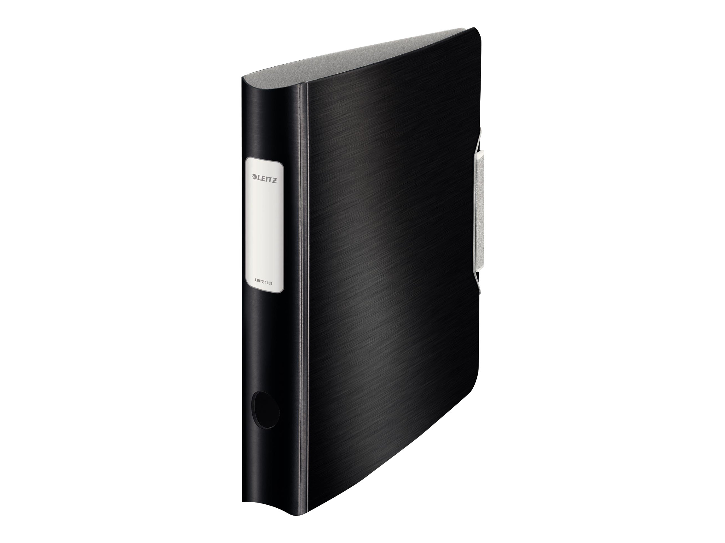 LEITZ Active Style 1109 Ordner satin schwarz Kunststoff 6,5 cm DIN A4