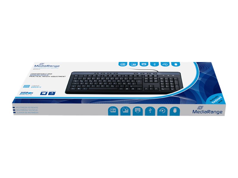 MediaRange MROS102 Tastatur kabelgebunden schwarz MediaRange MROS102 Tastatur kabelgebunden schwarz