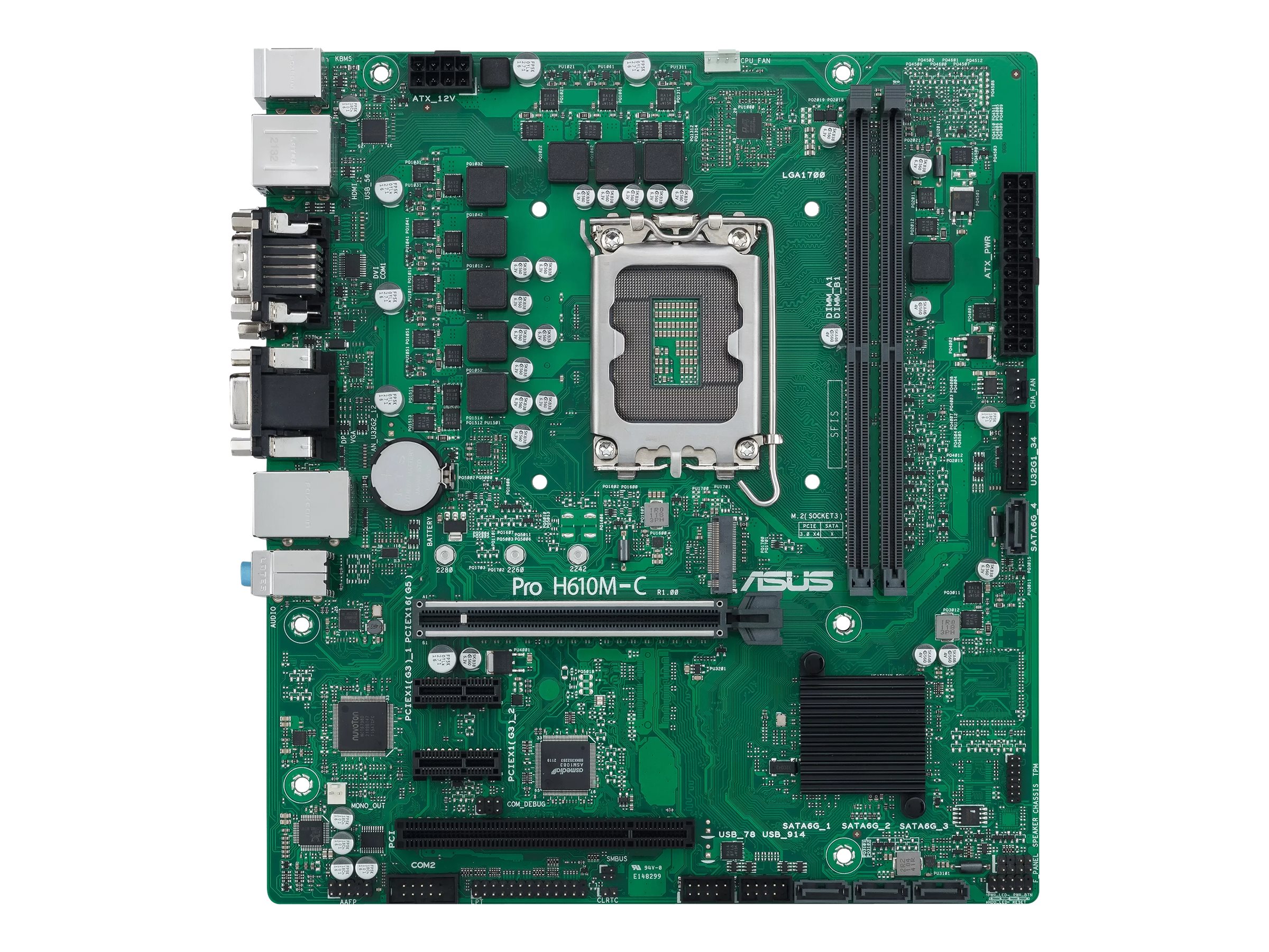 ASUS Pro H610M-C-CSM micro ATX LGA1700 H610