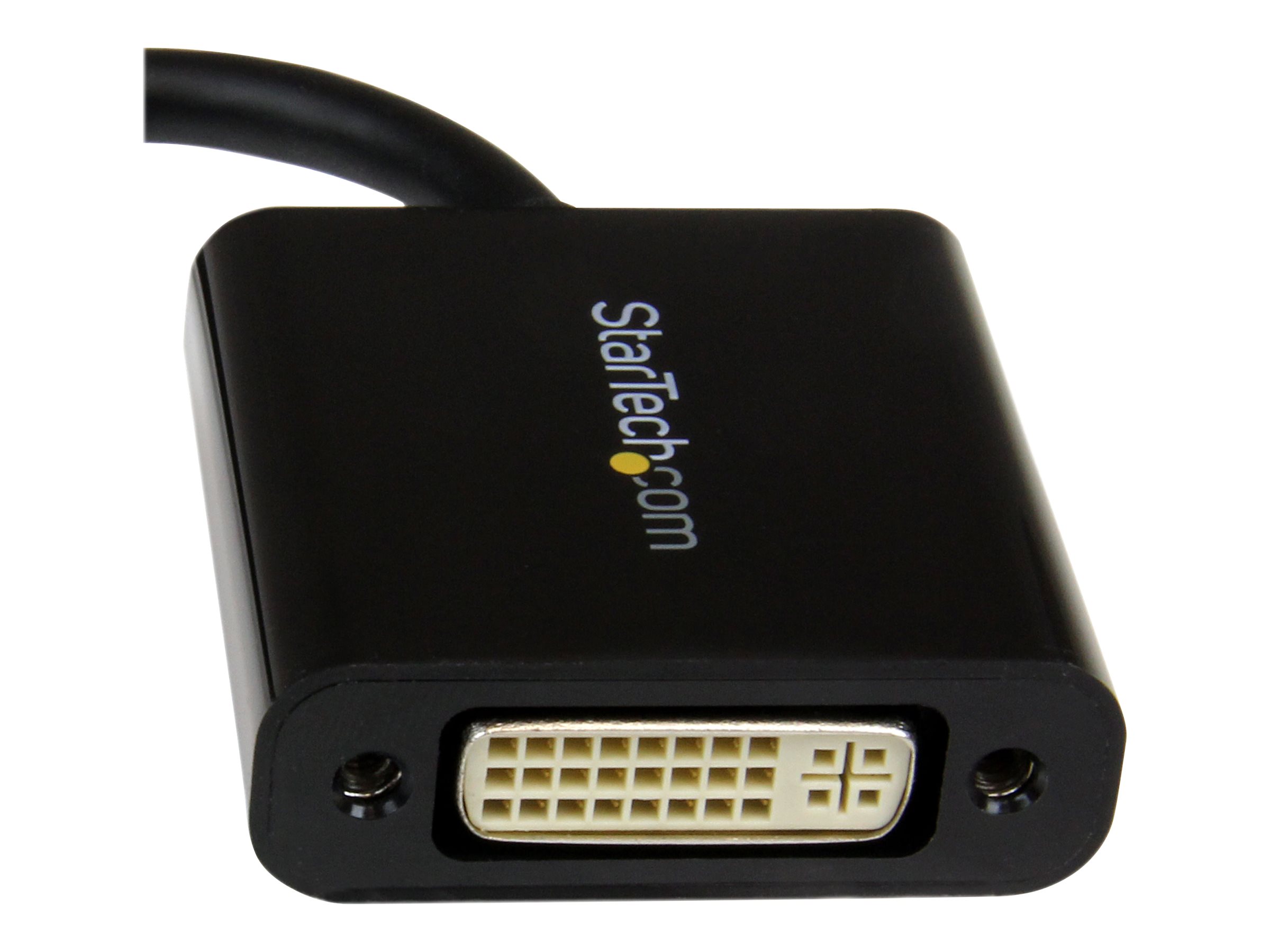 StarTech.com Mini DisplayPort auf DVI Adapter Konverter - 1 x  Mini DP (Stecker) - DVI-I (Buchse) - maximale Auflösung 1920x1200 - DVI-Adapter - 17 cm