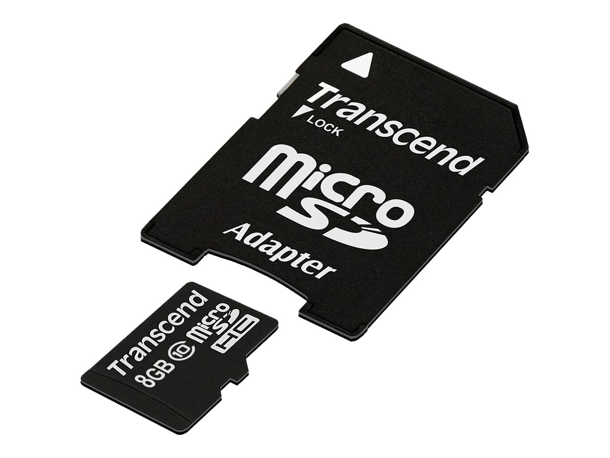 TRANSCEND Premium 8GB microSDHC UHS-I Class10 20MB/s MLC inkl. Adapter TRANSCEND Premium 8GB microSDHC UHS-I Class10 20MB/s MLC inkl. Adapter