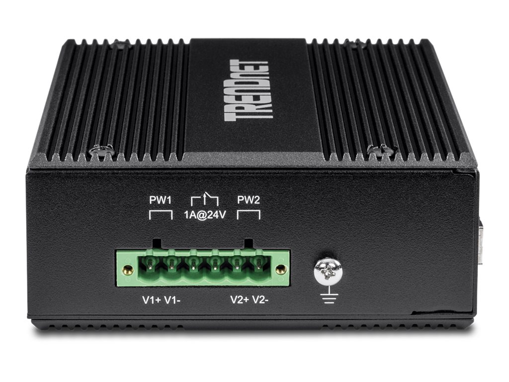 TRENDNET TI-PG80B 8-Port PoE+ Switch Industrial Gigabit DIN-Rail 24-56V