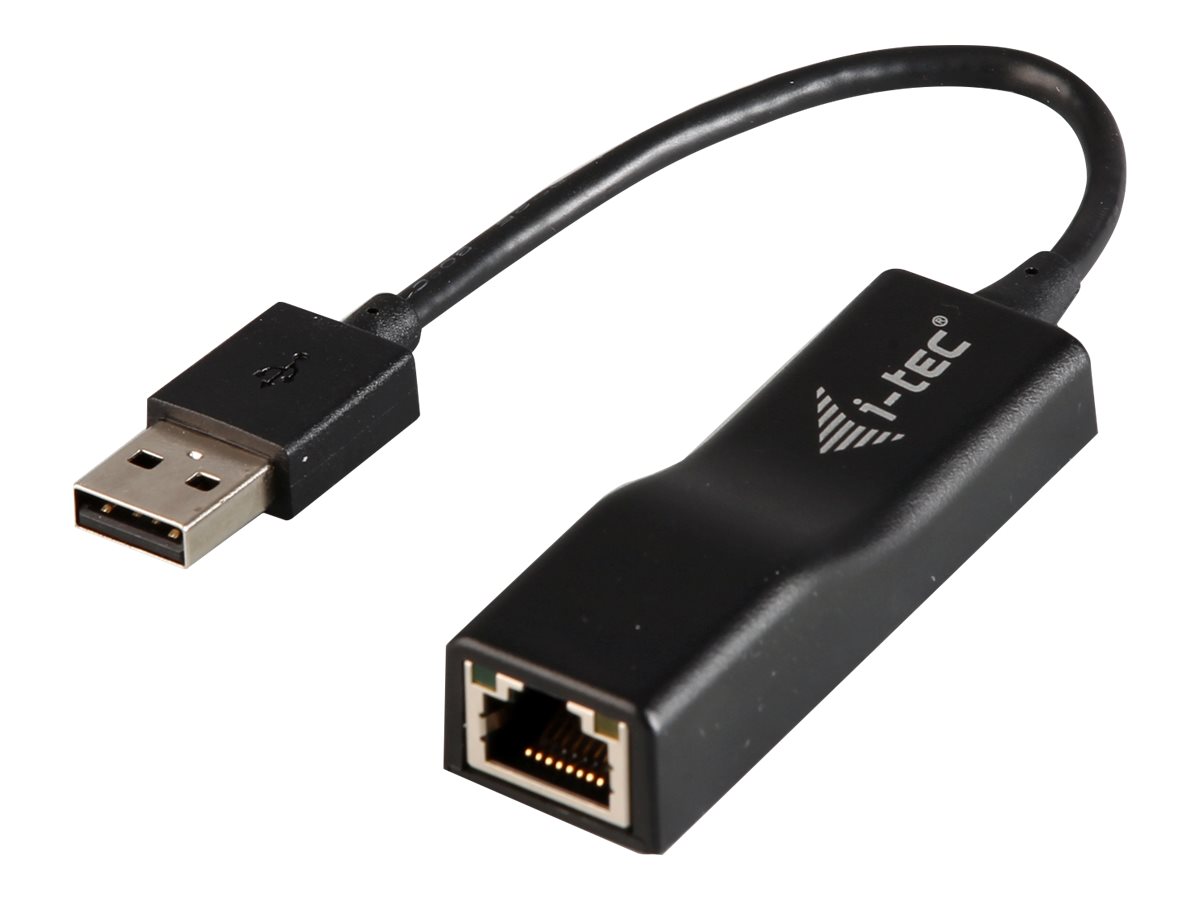 I-TEC USB 2.0 Advance 10/100 Fast Ethernet LAN Network Adapter USB 2.0 auf RJ45 LED-Anzeige fuer Tablets Ultrabooks Notebooks