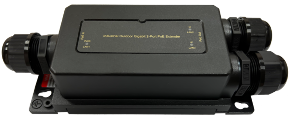 1x Industrial POR1322 IP67 PoE BT extenderrepeate