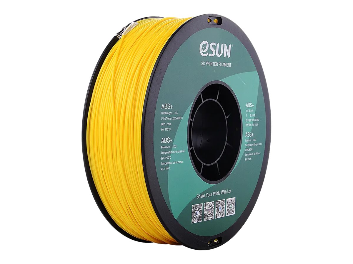 ABS+ 1.75mm YELLOW 1kg