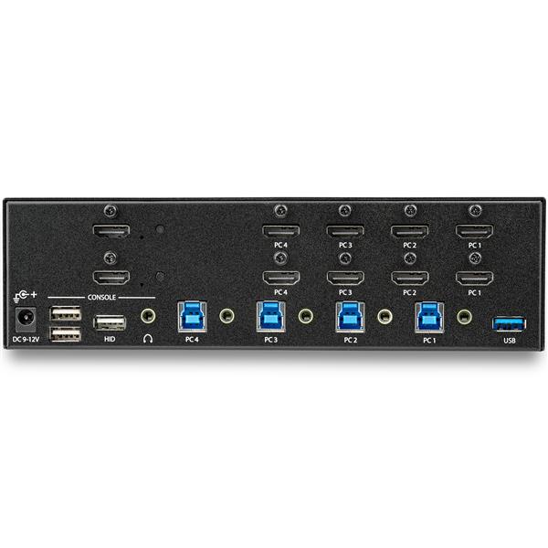 STARTECHCOM KVM Switch HDMI 4 Port 4K 30 Hz KVM Extender für HDMI KVM HDMI Umschalter