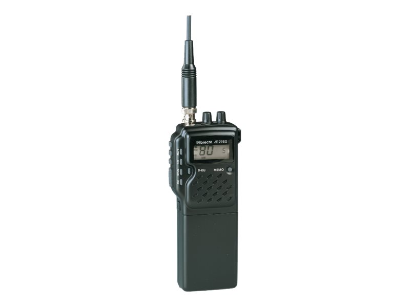 Albrecht AE 2990 AFS, Handfunkgerät, AM/FM/SSB mit BNC Antenne, Batteriefach