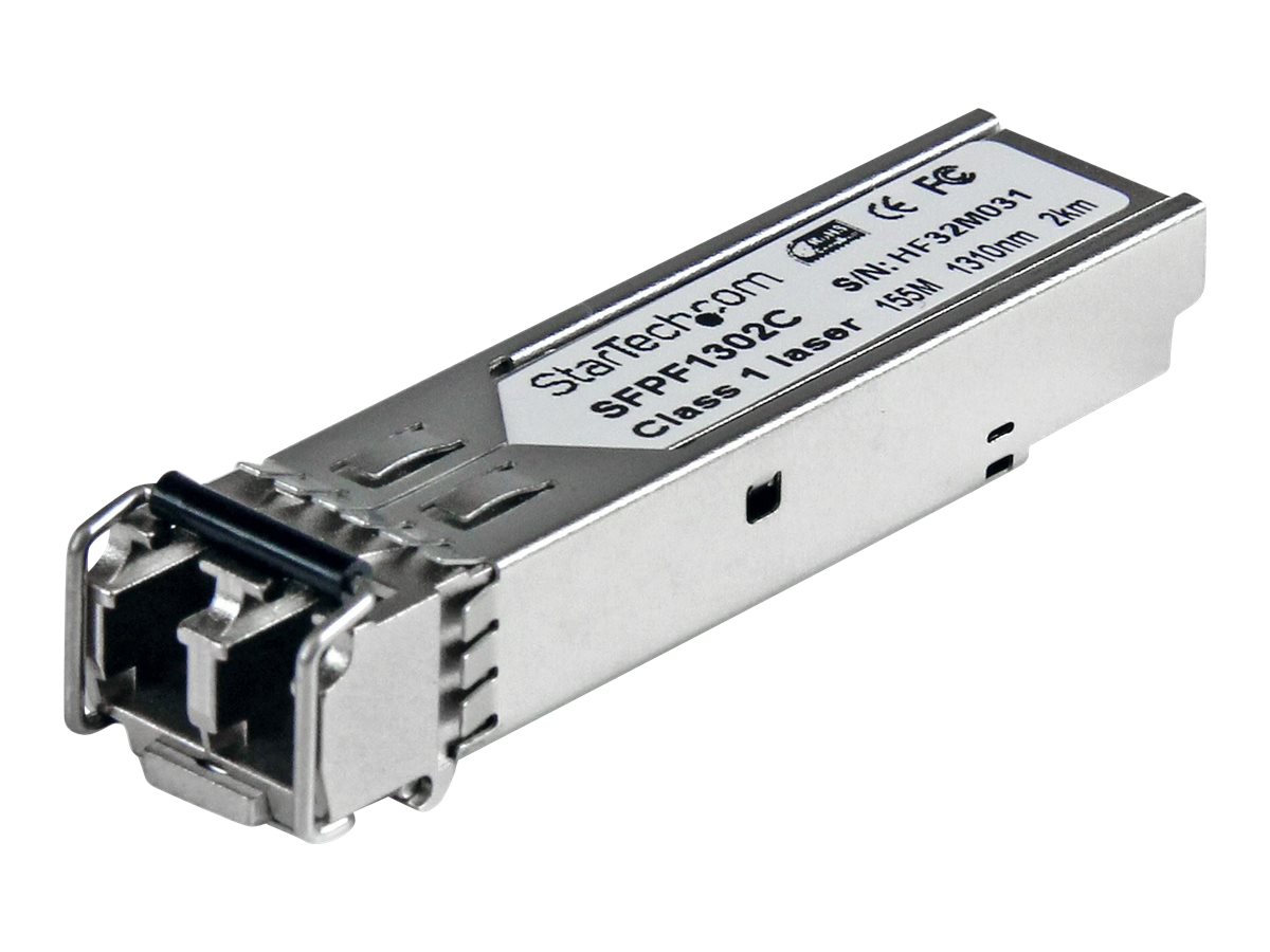 STARTECH.COM Cisco GLC-FE-100FX kompatibles 100 MBit/s LWL LC SFP Transceiver Modul mit DDM MM - Mini-GBIC bis 2Km