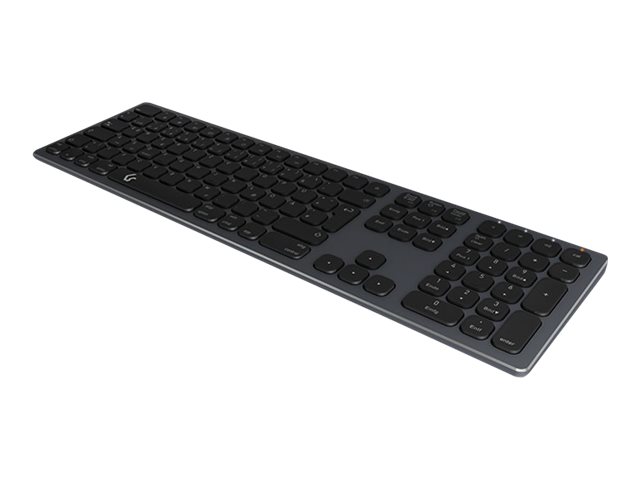 RaidSonic ICY BOX® KSK-8023BTRF Tastatur kabellos silber