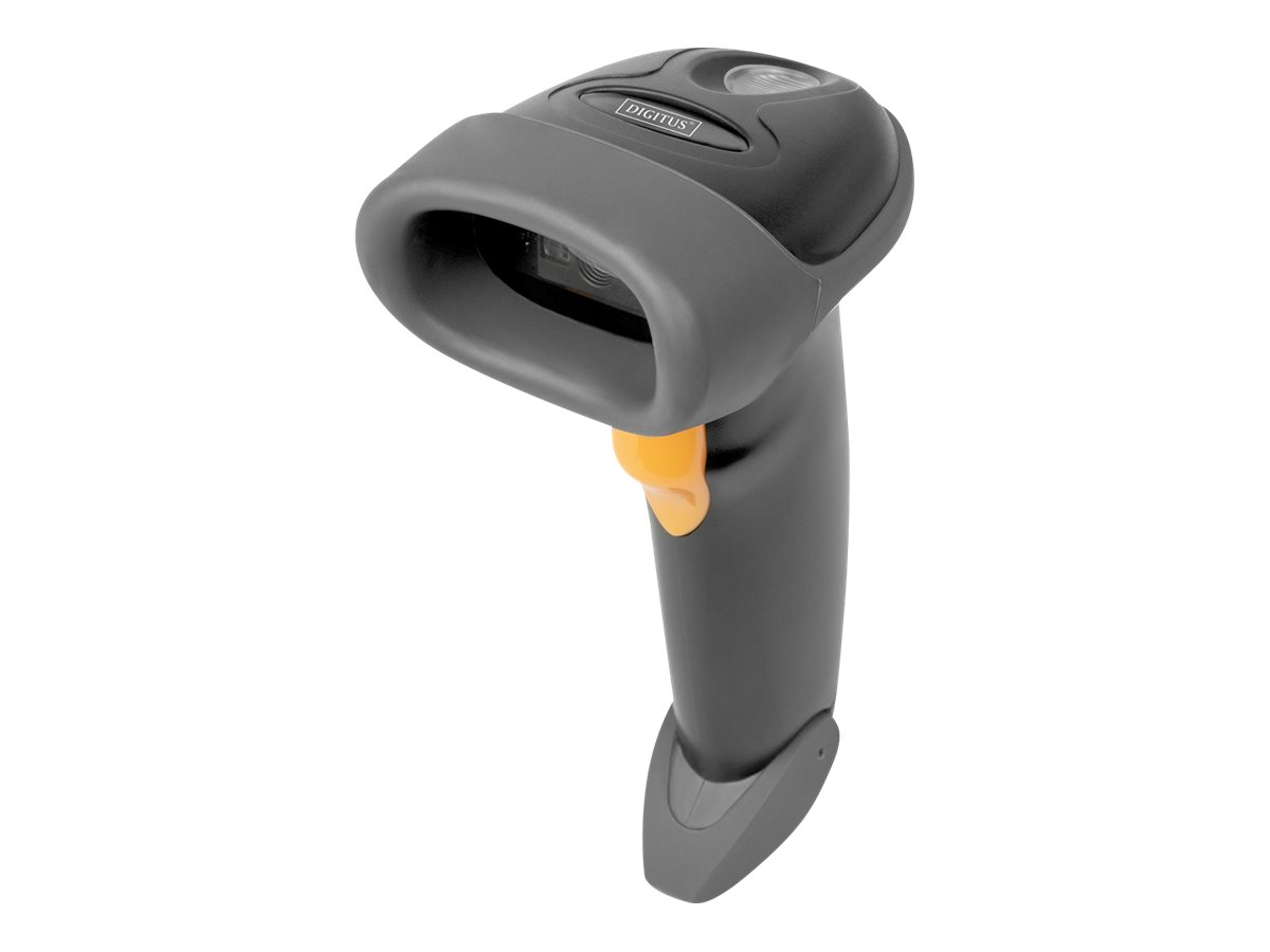 DIGITUS Barcode Handscanner 1D/2D Kabel     QR-Code grau