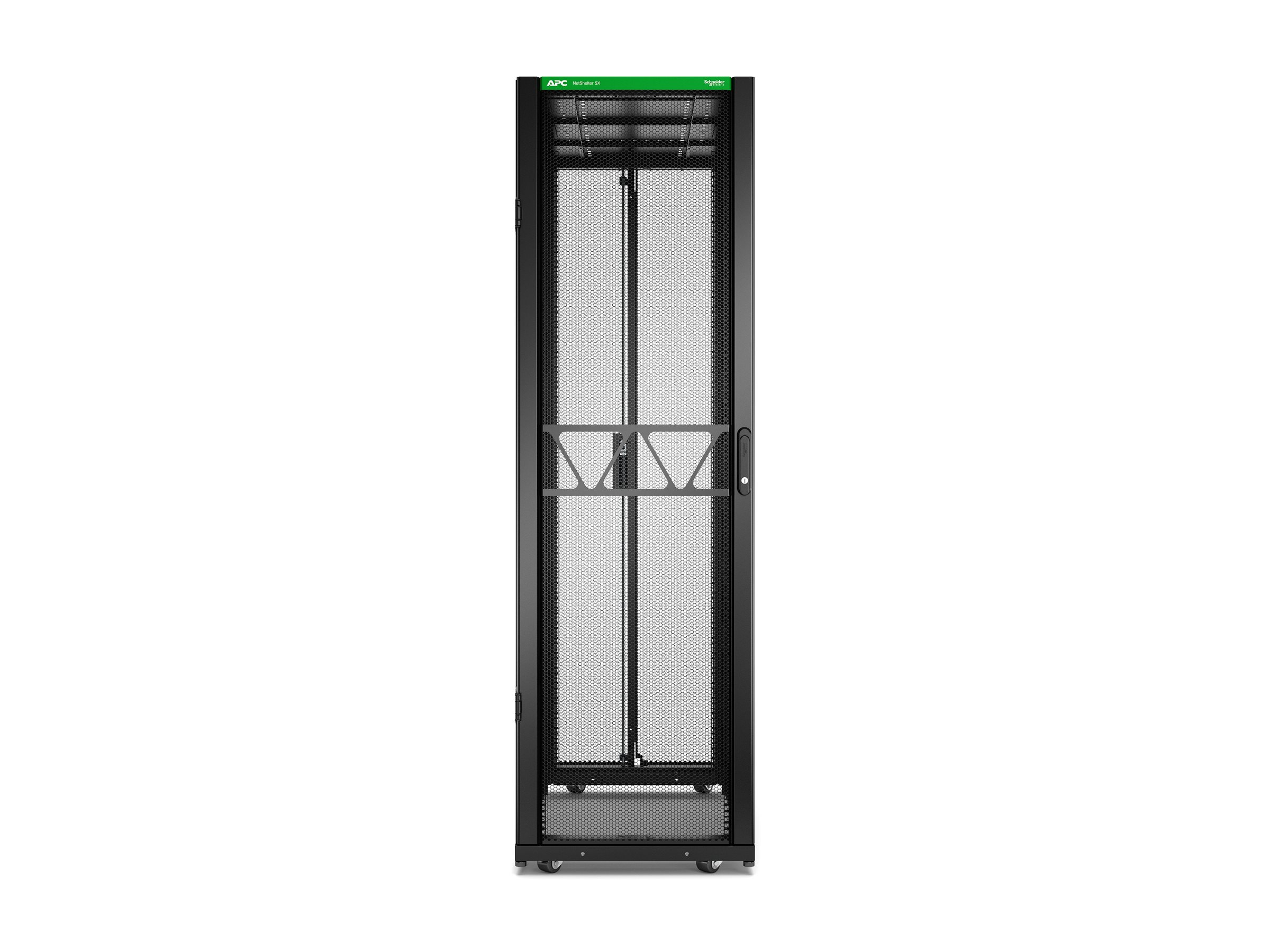 APC NetShelter SX Gen 2 Rack cabinet 1991H x 600W x 1200D mm with sides floorstanding Black 42U 19 TAA Compliant