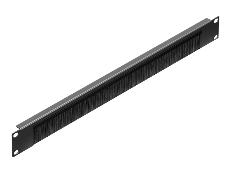 Rittal Kabeldurchführungs-Panel mit Bürstenleiste 482,6 mm 1HE RAL9005 Rittal Kabeldurchführungs-Panel mit Bürstenleiste 482,6 mm 1HE RAL9005