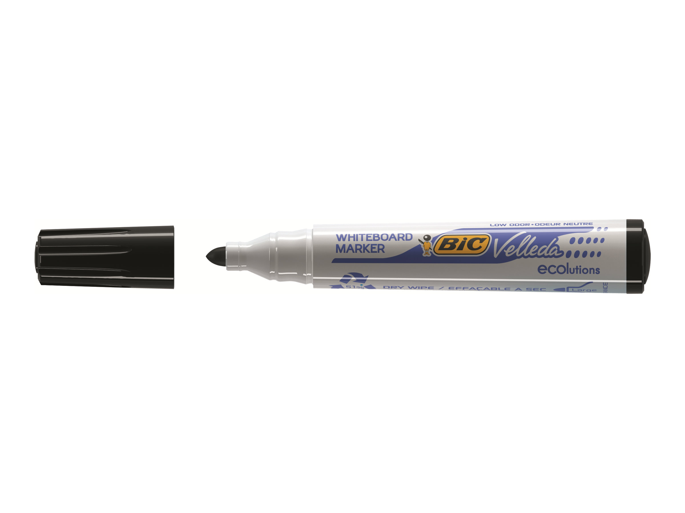 BIC Velleda ECOlutions Whiteboard-Marker schwarz 1,4 mm, 1 St. BIC Velleda ECOlutions Whiteboard-Marker schwarz 1,4 mm, 1 St.