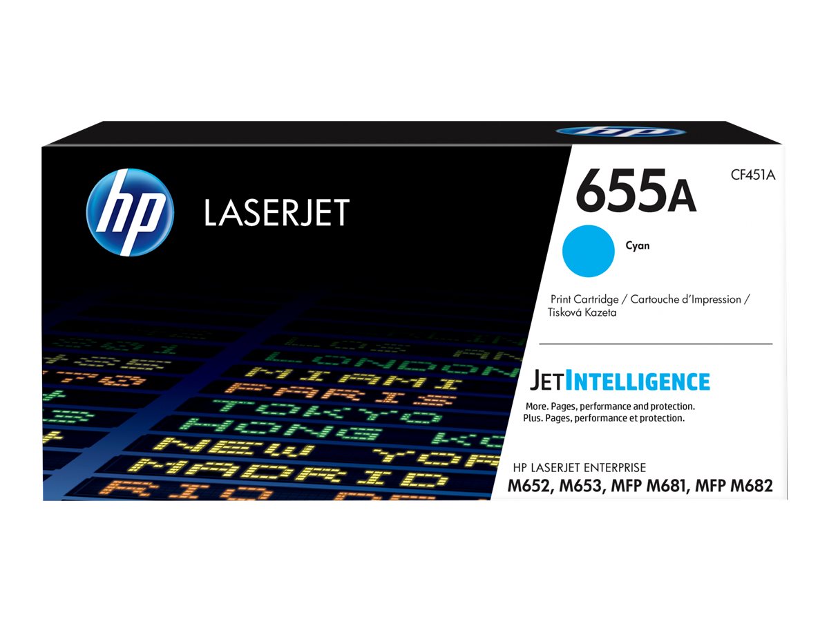 HP 655A (CF451A) cyan Tonerkartusche HP 655A (CF451A) cyan Tonerkartusche