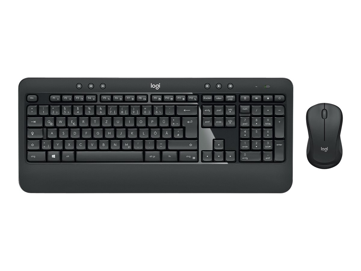 Logitech MK540 ADVANCED Tastatur-Maus-Set kabellos schwarz