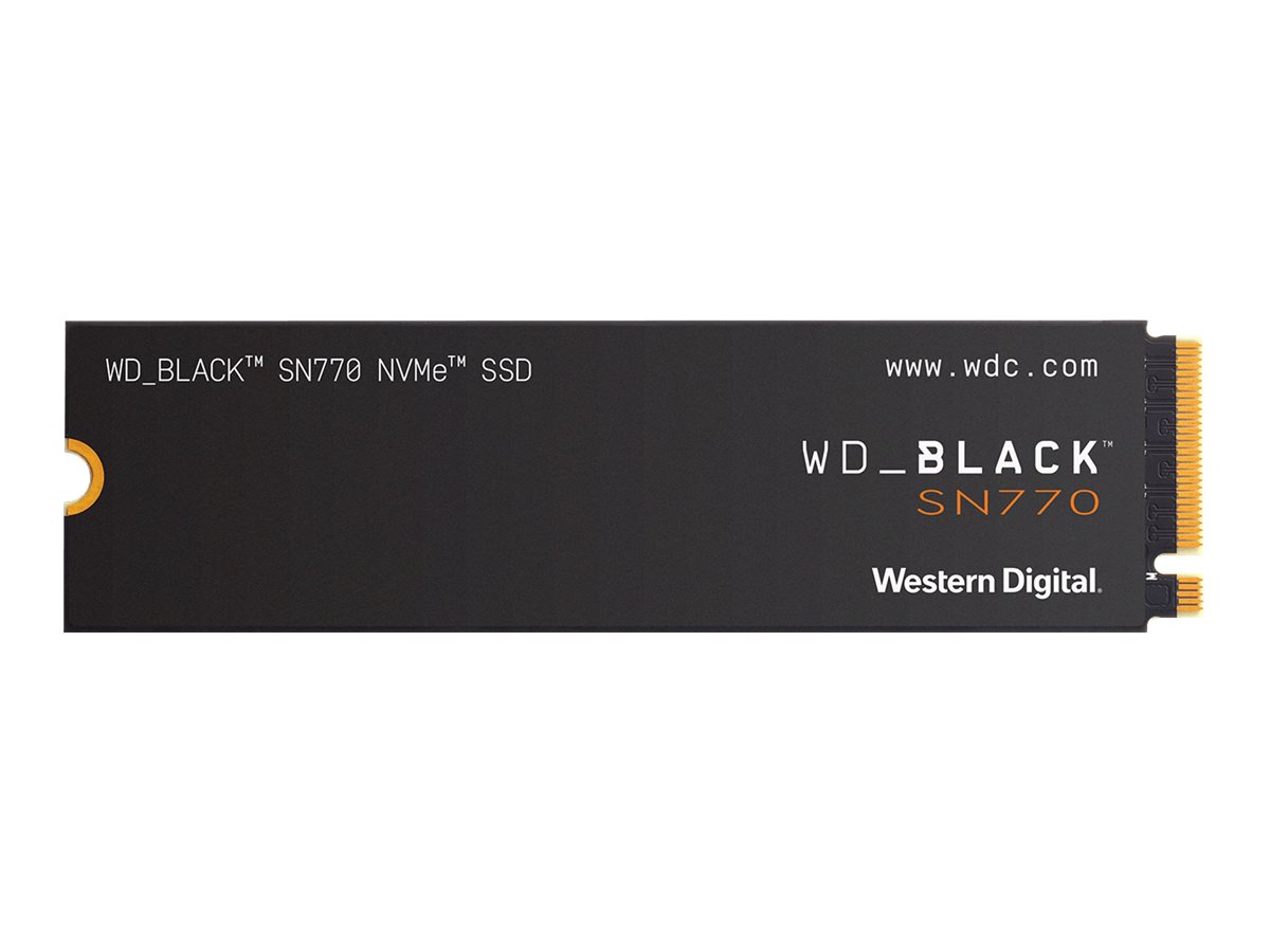WD Black SSD SN770 NVMe 250GB PCIe Gen4 16GT/s M.2 2280 WD Black SSD SN770 NVMe 250GB PCIe Gen4 16GT/s M.2 2280