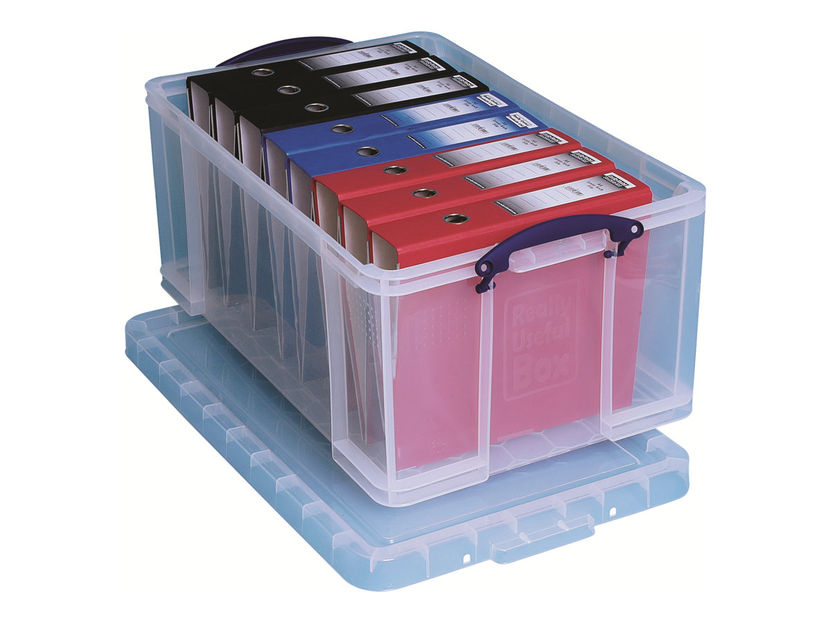 Really Useful Box Aufbewahrungsbox 64,0 l transparent 71,0 x 44,0 x 31,0 cm