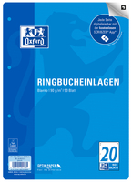 OXFORD Ringbucheinlage A4 blanko, 50 Blaetter OXFORD Ringbucheinlage A4 blanko, 50 Blaetter