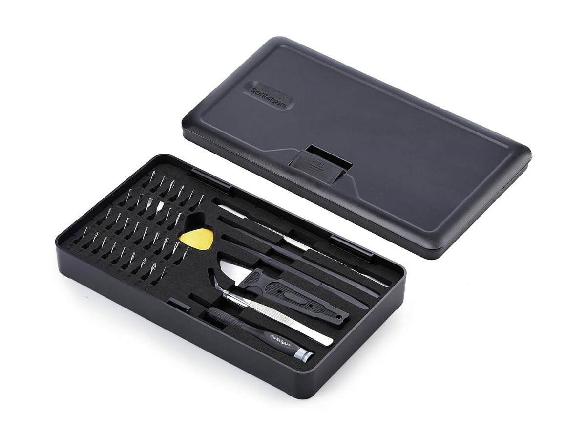 STARTECHCOM 40tlg ComputerReparaturset fur Laptop PC Elektronik Telefon 30BitPräzisionsschraubendreher Reparaturkit