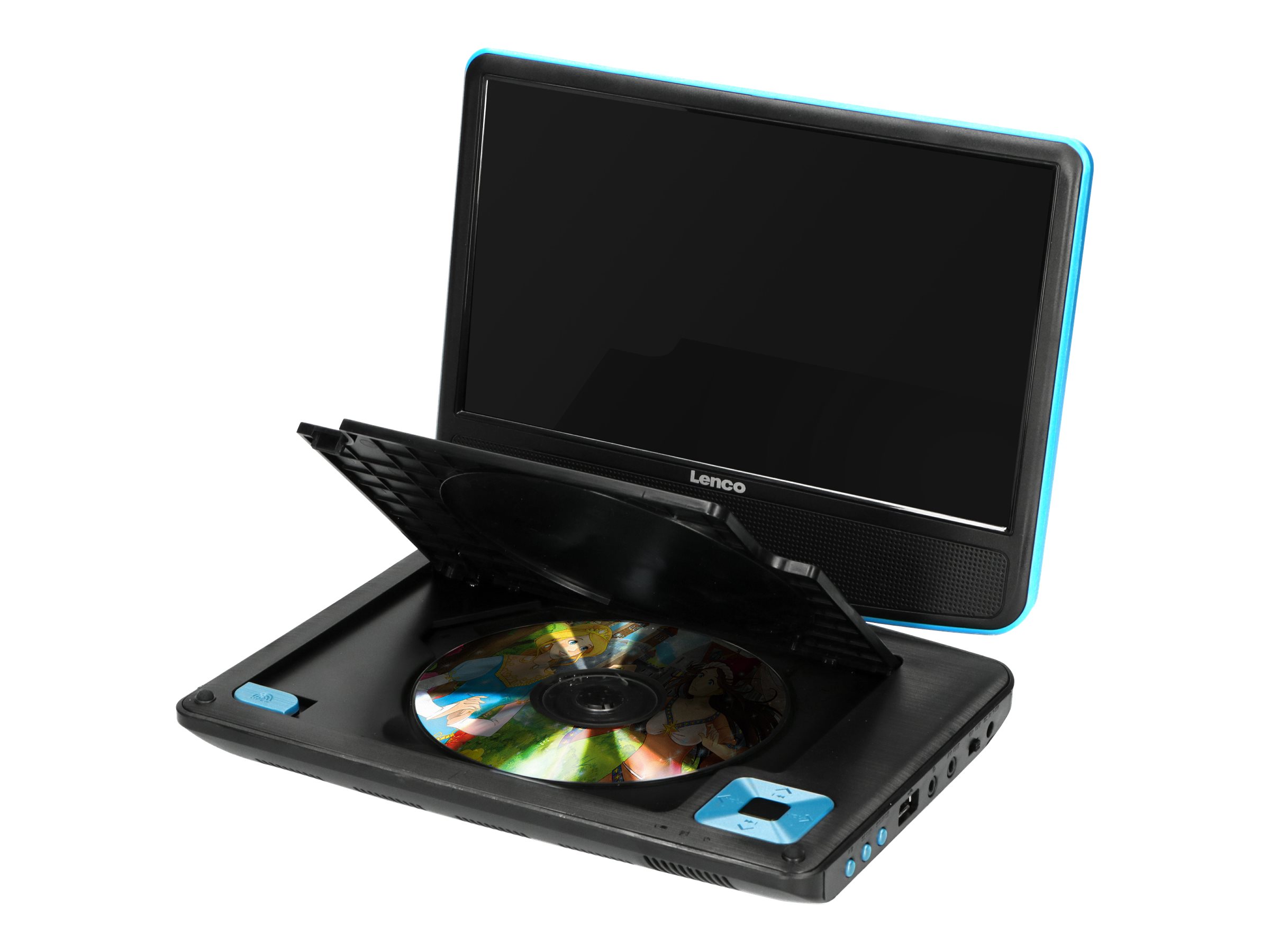 DVP-910 9 DVD-Player portabel m. Kopfhörer blau