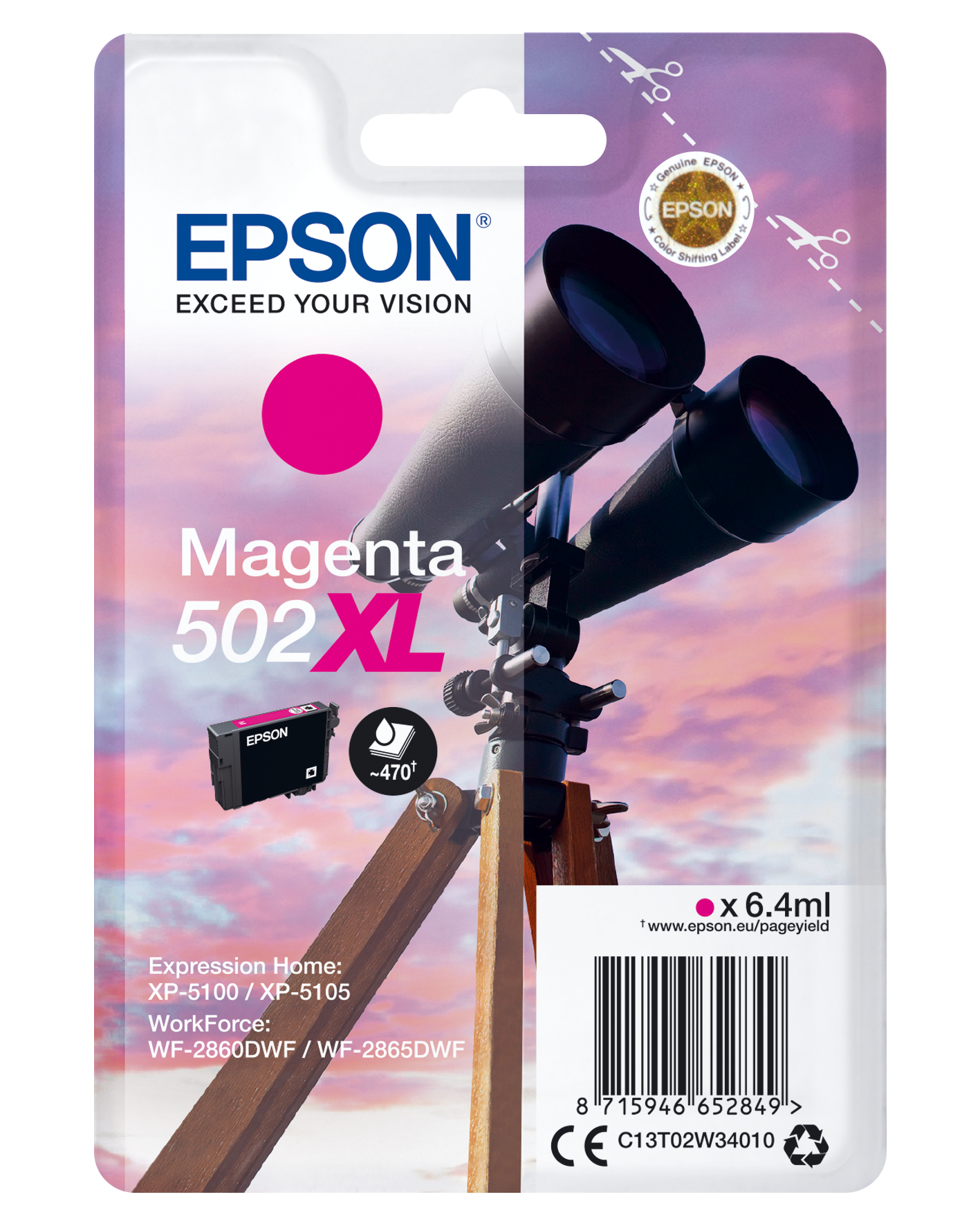 Epson 502XL Magenta