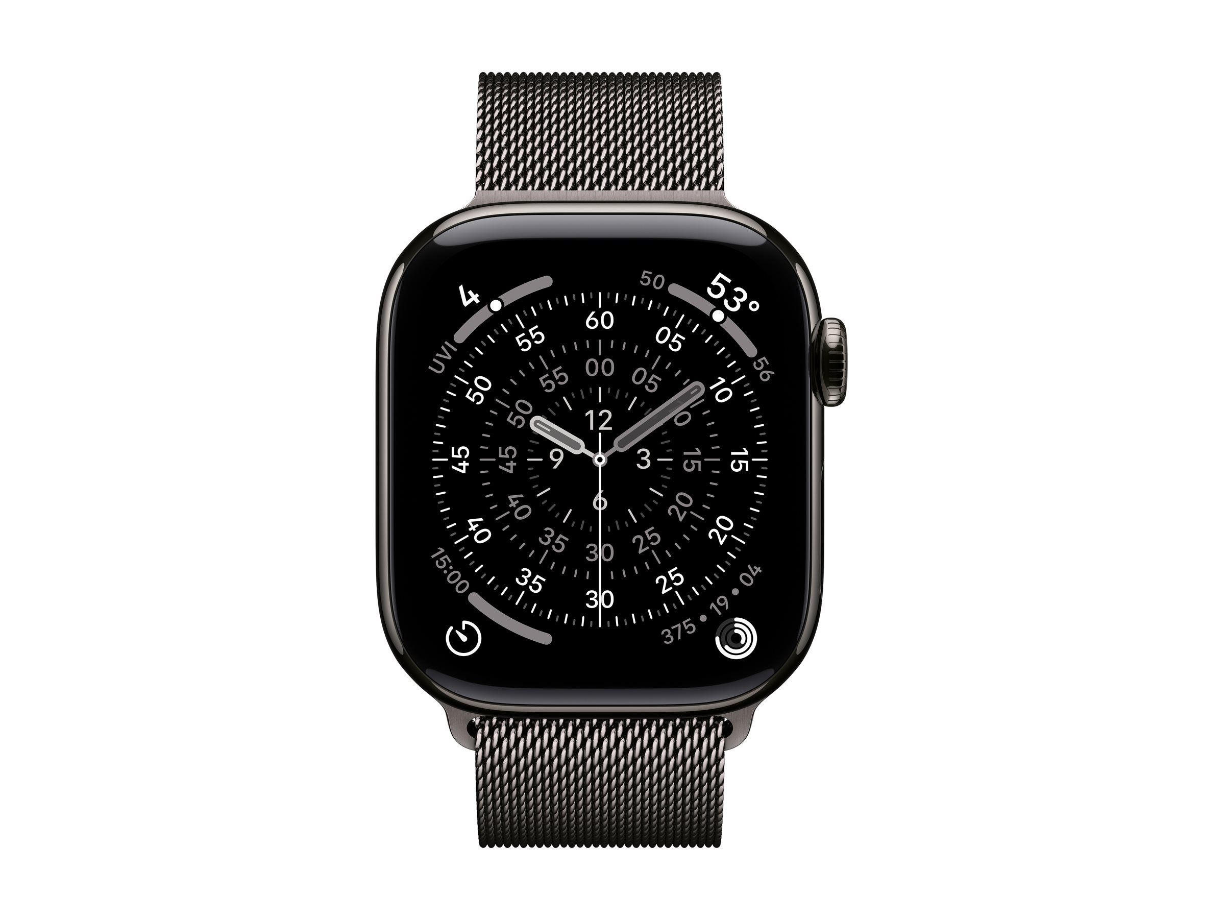APPLE Watch Series 11 GPS + Cellular 42mm Slate Titanium Case with Slate Milanese Loop APPLE Watch Series 11 GPS + Cellular 42mm Slate Titanium Case with Slate Milanese Loop