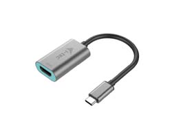 I-TEC USB C auf HDMI Metal Adapter 1x HDMI 4K 60Hz Ultra HD kompatibel mit Thunderbolt 3