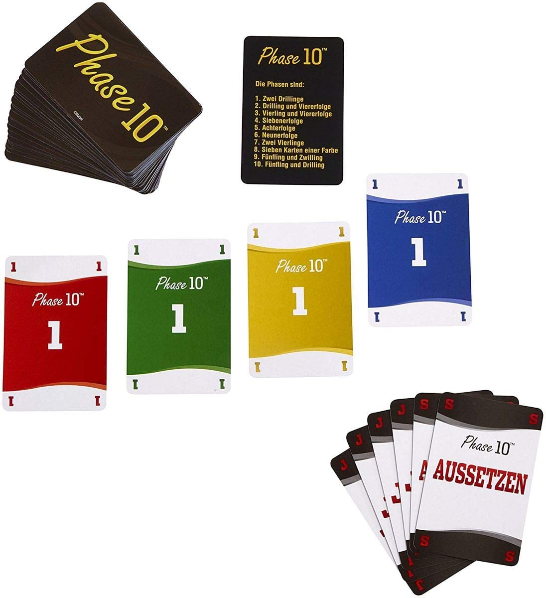 Mattel GAMES Phase 10 Kartenspiel, 1 St